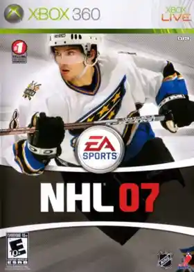 NHL 07 (USA) box cover front